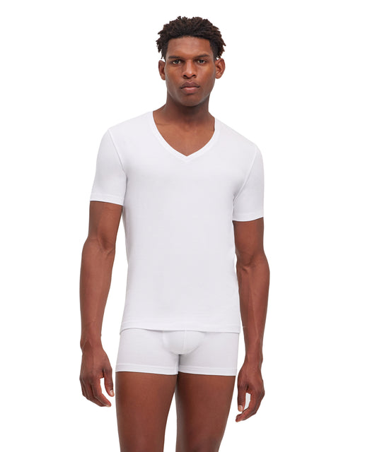 Falke  T-shirt Daily Comfort Deep V- Neck  2-pack heren