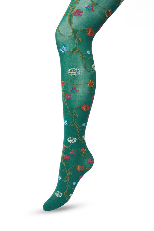 Bonnie Doon Floral Tights dames